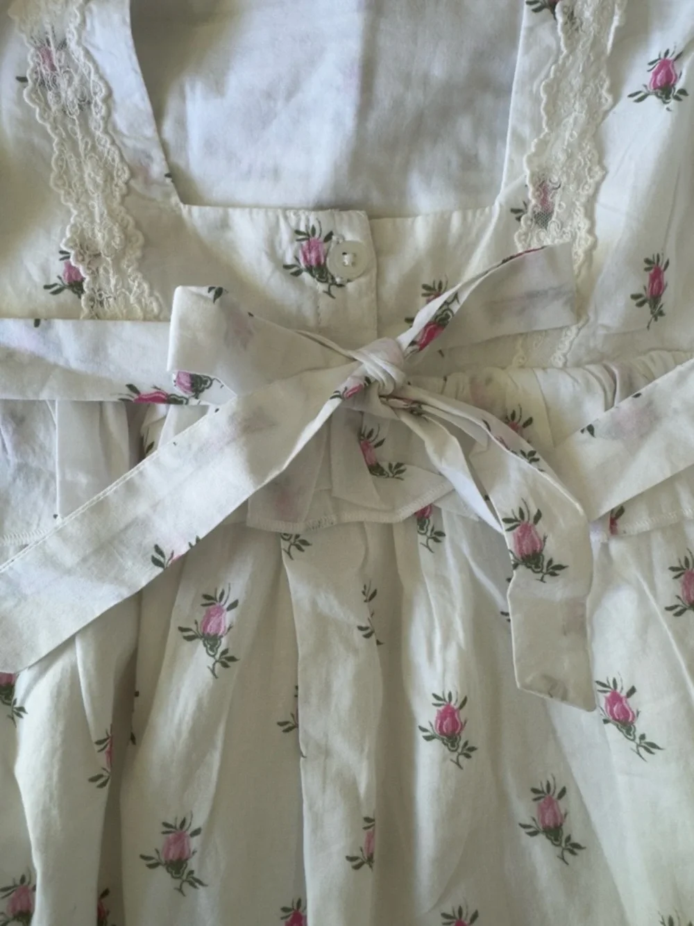 For Love & Lemons Lil Lemons Wildflower Dress 6T NWT Lace Ruffle Organic Cotton